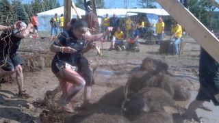 zapping thru Tough Mudder