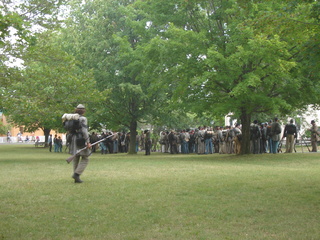 Mumford Civil War re-enactment