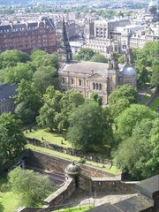 View from the castle walls, Edinburg