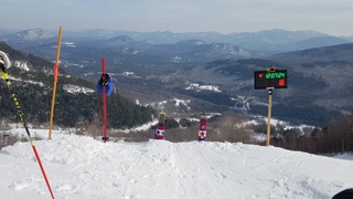 View from womens FIS GS race 2