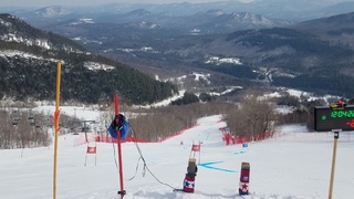 Whiteface Mt. womens FIS GS start